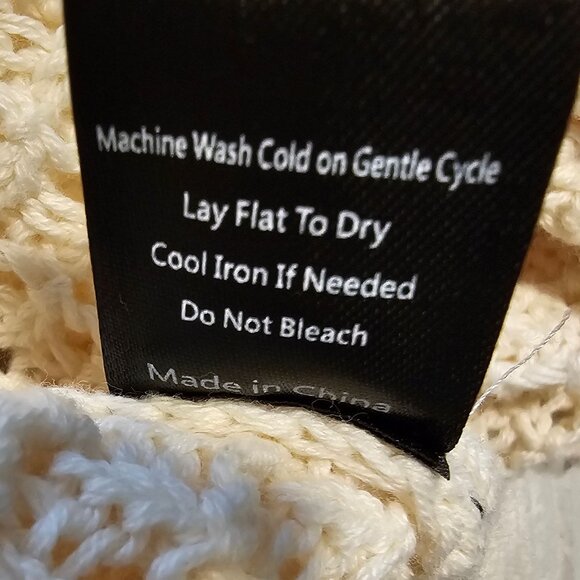 Women’s POL Cream Knit Hoodie in Perfect Condition, Small - Picture 10 of 11